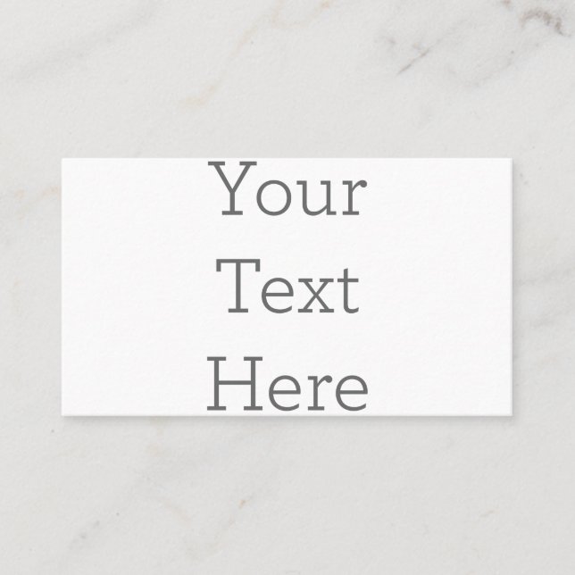 Estándar. 8.9 cm x 5.1 cm Tarjeta de visita (Anverso)