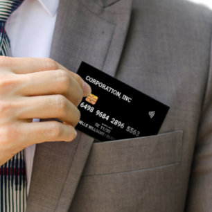 Visita Crédito   Tarjeta de débito   Negro