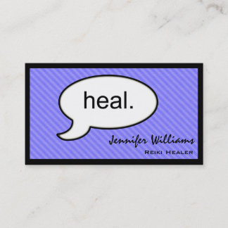 Visita Creer tarjeta de presentación de Reiki Healing par