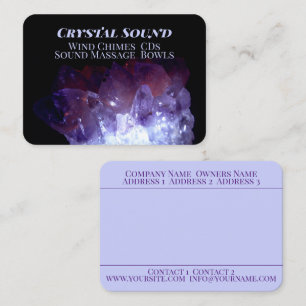 Visita Crystal Sound - Tarjeta de presentación