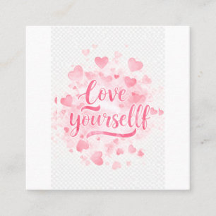 Visita Cuadrada Ama tu propia tarjeta de papel Inspiradora"