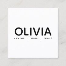 Audaz tarjeta de presentación moderna de la tipogr