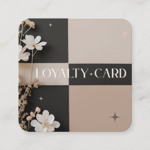 Visita Cuadrada Belleza Por Steph R Personalizado Tarjeta De Lealt