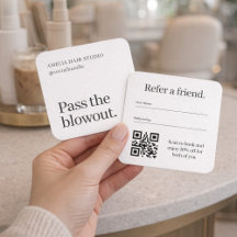 Código QR de Tarjeta de Referir un Amigo para Saló