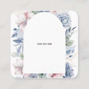 Visita Cuadrada Crea tu propia tarjeta de agradecimiento floral pl