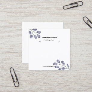 Visita Cuadrada Crea tu tarjeta de exhibición de logotipo personal