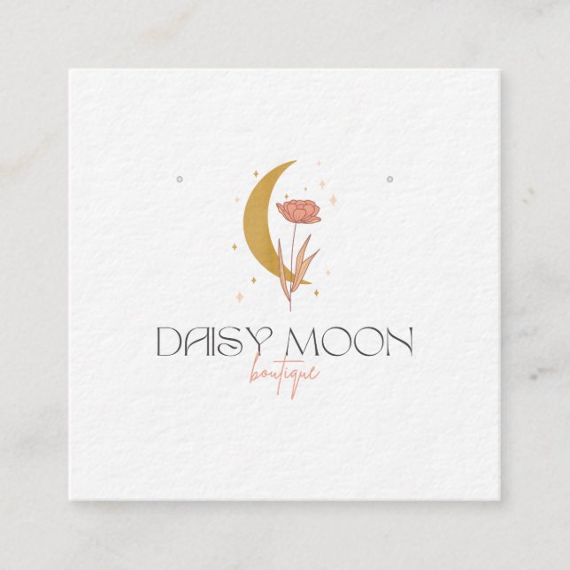 Visita Cuadrada Cuadrado, tarjeta de 6,4 cm x 6,4 (Anverso)