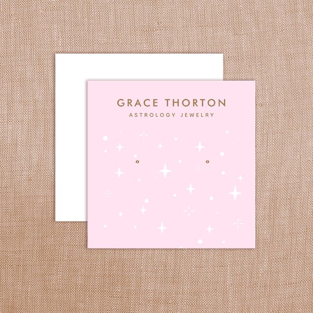 Visita Cuadrada Estrellas de astrología rosada que ganan tarjeta d (Subido por el creador)