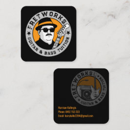 Visita Cuadrada Fret Works - Tarjeta de presentación