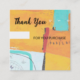 Visita Cuadrada Gracias por tu tarjeta de compra