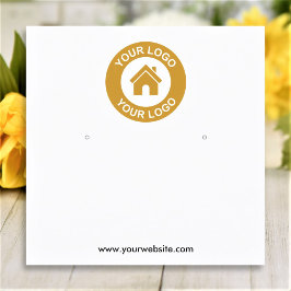 Visita Cuadrada Logotipo de Personalizado simple Tarjeta de visual