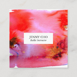 Visita Cuadrada Los remolinos y salpican el cuadrado de la tarjeta