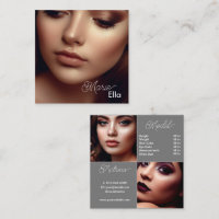 Moderna plantilla de fotografía de tarjeta de comp