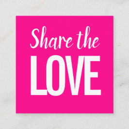 Visita Cuadrada Moderno moderno de moda remitir a un amigo tarjeta