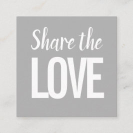 Visita Cuadrada Moderno y moderno remite a un amigo / tarjeta de r