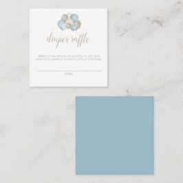 Visita Cuadrada ¡Oh, chico! Tarjeta Raffle de barro de globo acuát