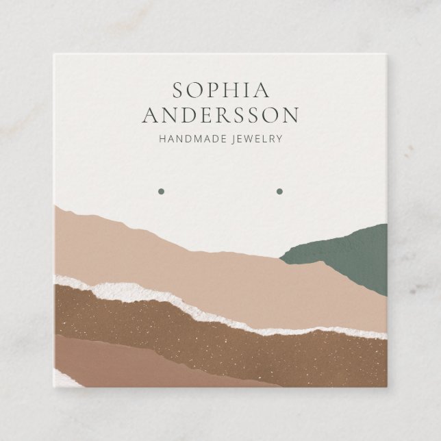 Visita Cuadrada Pegar la tarjeta de visualización de la trayectori (Anverso)