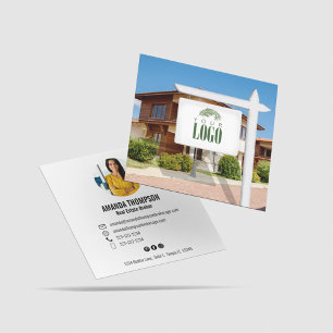 Visita Cuadrada Realtor Añadir su tarjeta de presentación de fotos