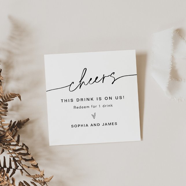 Visita Cuadrada Tarjeta de bebida gratuita para Bodas EVERLEIGH (Subido por el creador)