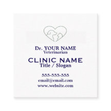 Tarjeta de Cita Veterinaria Personalizada
