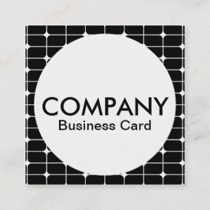 Visita Cuadrada tarjeta de empresa de cuadrículas