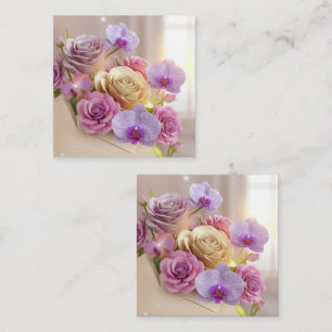Visita Cuadrada Tarjeta de felicitación 3D Splendor Springtime con