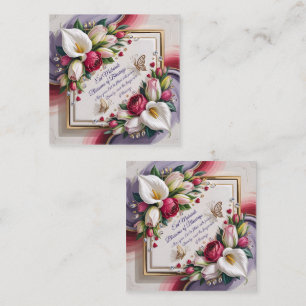 Visita Cuadrada Tarjeta de Felicitación de Eid Al Adha Elegante co