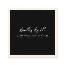 Tarjeta de mantenimiento del paquete de peluca hai