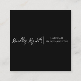 Visita Cuadrada Tarjeta de mantenimiento del paquete de peluca hai