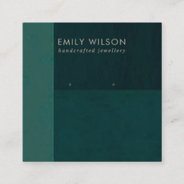 VISITA CUADRADA TARJETA DE PANTALLA DE PANTALLA DE BLOQUE DE COLOR