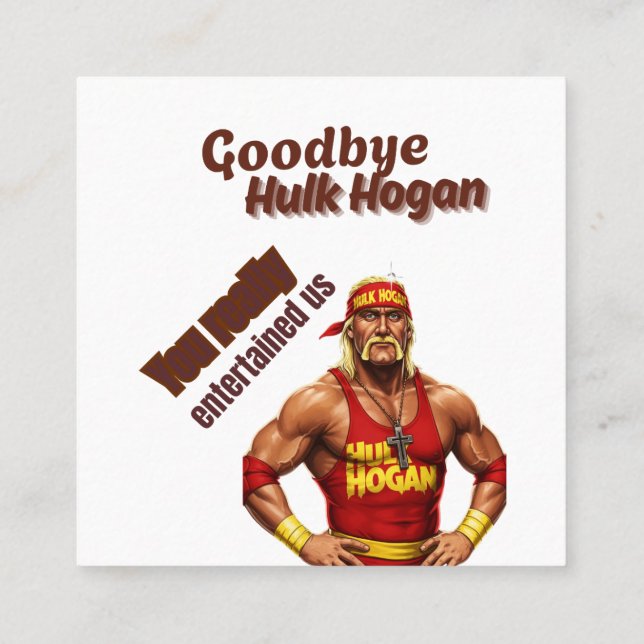 Visita Cuadrada Tarjeta de presentación (Reverso)