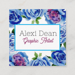 Visita Cuadrada Tarjeta de presentación