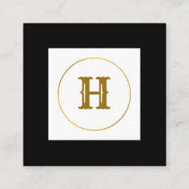 Visita Cuadrada Tarjeta de presentación