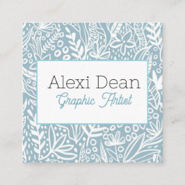 Visita Cuadrada Tarjeta de presentación