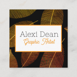 Visita Cuadrada Tarjeta de presentación