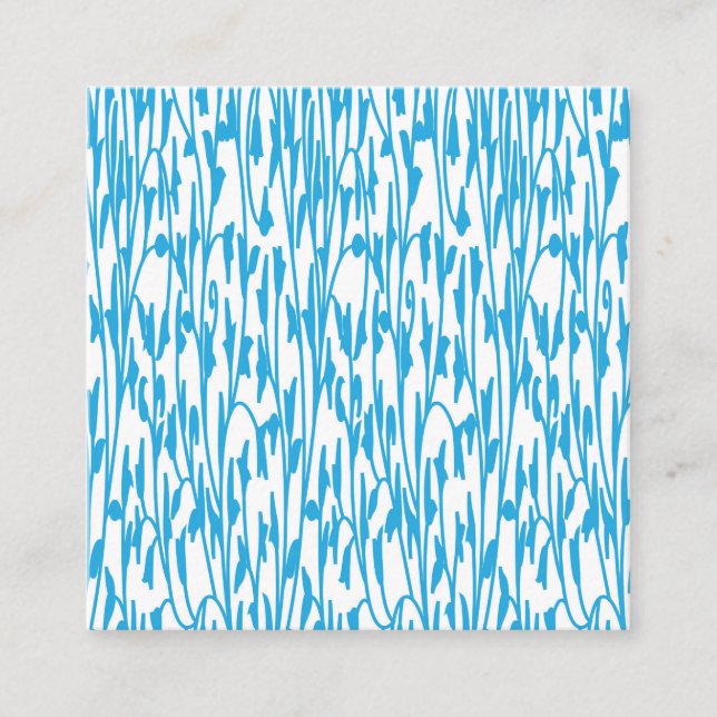 Visita Cuadrada Tarjeta de presentación (Anverso)