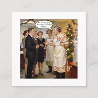 Visita Cuadrada Tarjeta de presentación