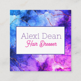 Visita Cuadrada Tarjeta de presentación