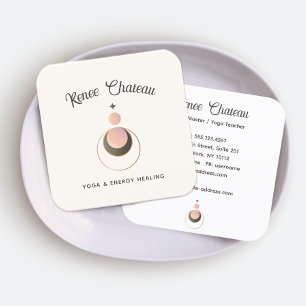 Visita Cuadrada Tarjeta de presentación Bobo Celestial Moon Star