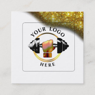 Visita Cuadrada Tarjeta de presentación de medios sociales de Blac