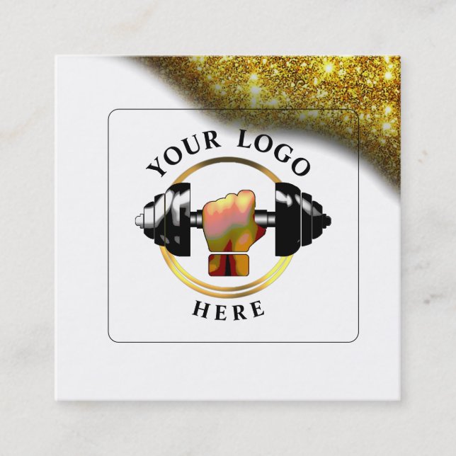 Visita Cuadrada Tarjeta de presentación de medios sociales de Blac (Anverso)