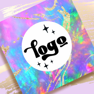 Visita Cuadrada tarjeta de presentación de opal