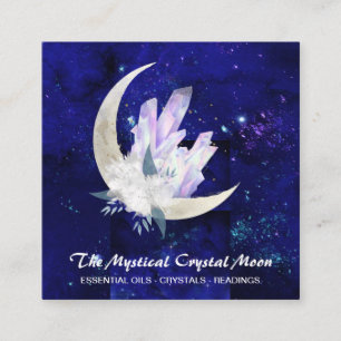 Visita Cuadrada *~* Tarjeta de presentación Floral Bouquest Cryst