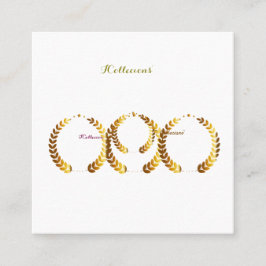 Visita Cuadrada Tarjeta de presentación inspirada