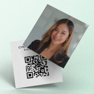 Visita Cuadrada Tarjeta de Presentación Minimalista Elegante Simpl