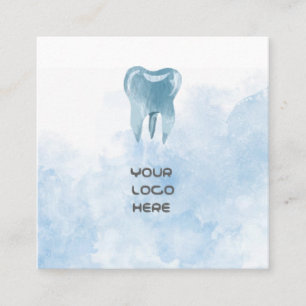 Visita Cuadrada Tarjeta de presentación para Dentistas de Dientes