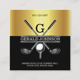 Visita Cuadrada Tarjeta de presentación personalizada simple elega