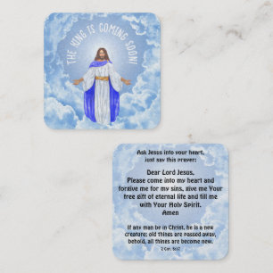 Visita Cuadrada Tarjeta de tracto de gospel