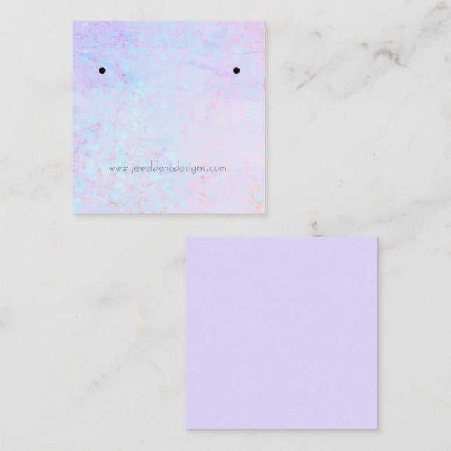 Visita Cuadrada Tarjeta de visualización de anclajes de textura de (Anverso / Reverso)