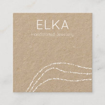 Tarjeta de visualización de los bordes cuadrados d